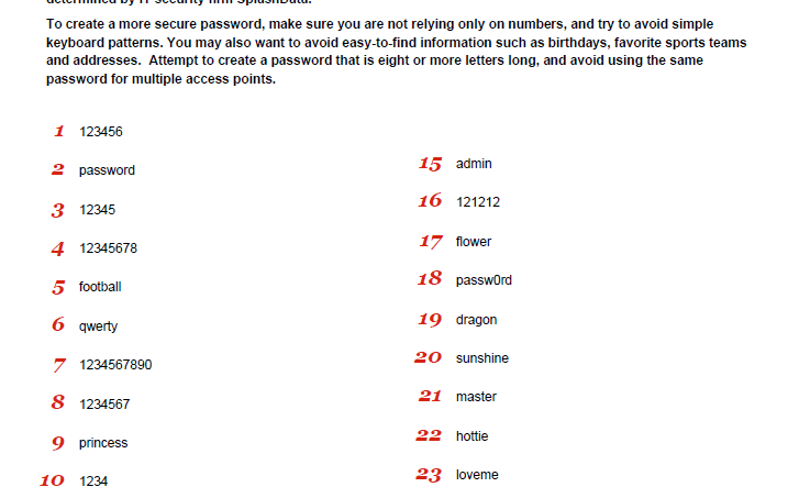 insurance, horst insurance, passwords, commonly stolen, ID theft