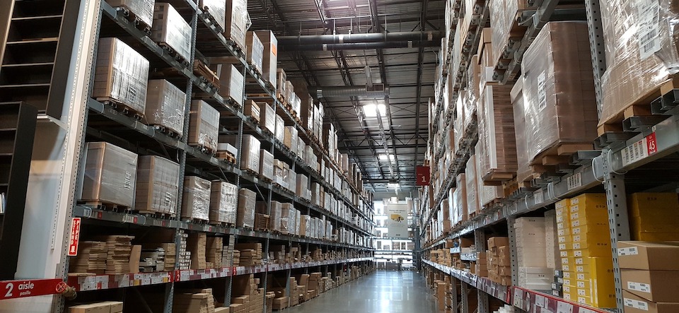 warehouse full of pallets