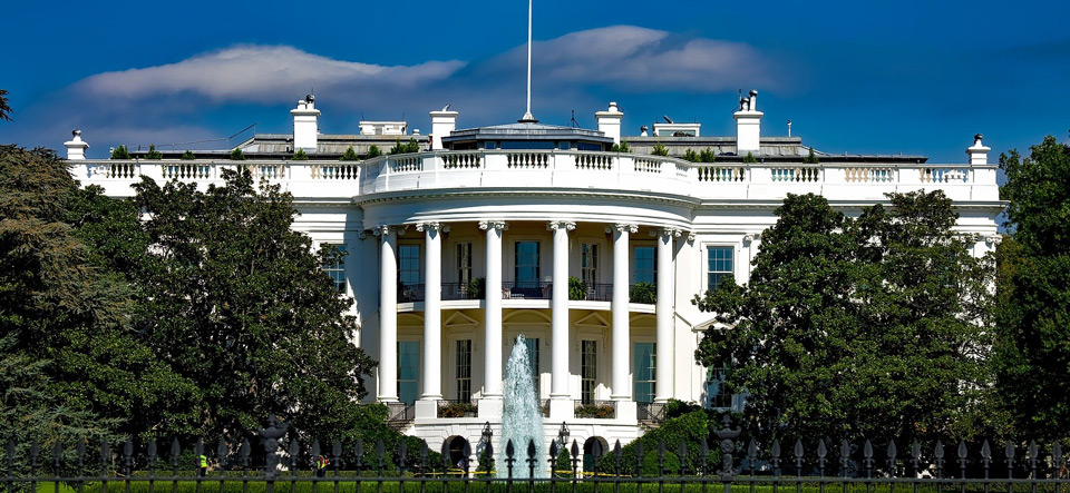 Exterior image of the White House