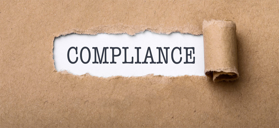 Graphic that reads Compliance