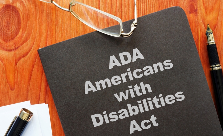 Conceptual photo showing printed text Americans with Disabilities Act (ADA)